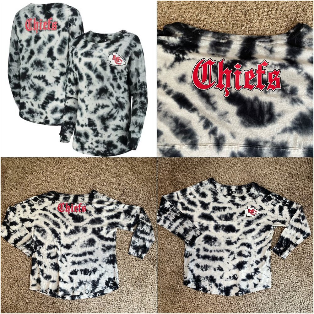Size XXL Kansas City Chiefs tie-dye shirt by Team Apparel